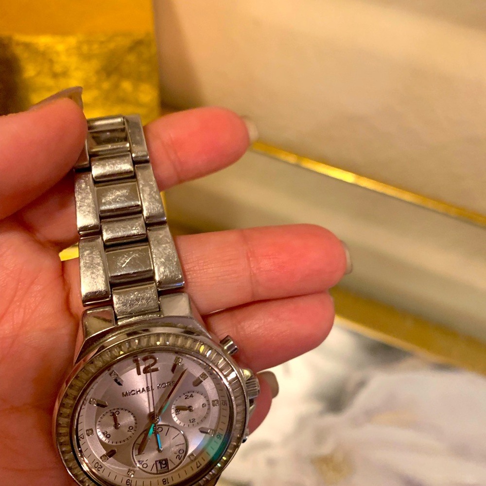 Michael Kors Chronograph Crystal Watch - Picture 3 of 5
